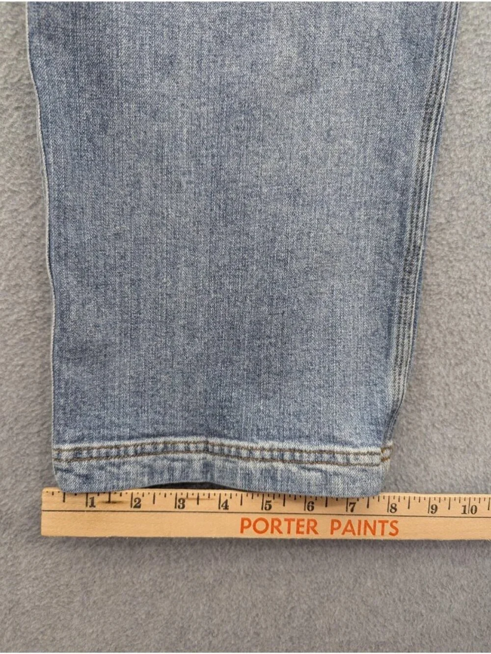 Duluth Flex Ballroom Jeans Mens 40x30 Blue Light Wash Relaxed Straight Denim
